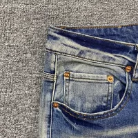 Purple Jeans street blue