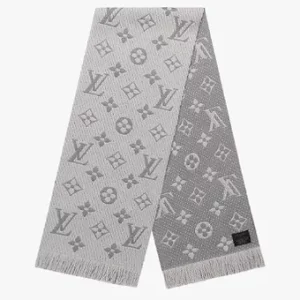 Louis Vuitton gray scarf