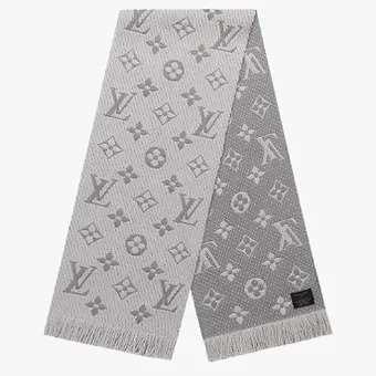 Louis Vuitton gray scarf