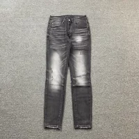 Purple black / gray asphalt jeanas