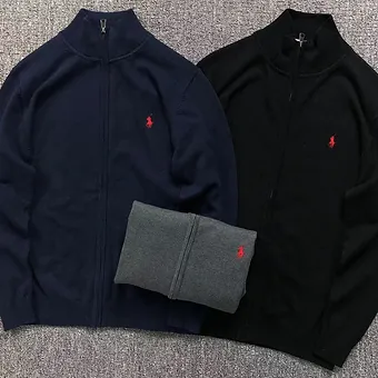 RL polo fullzip night