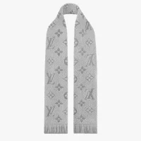 Louis Vuitton gray scarf