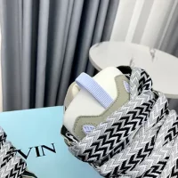 Lavins white/Brown/Sky Blue Striped