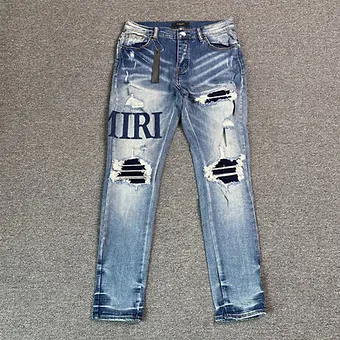 Amiri jeans blue real g