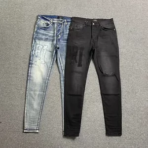 Amiri jeans standard black or blue logo