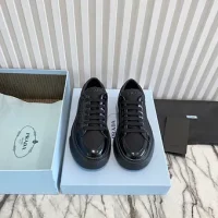 Prada Macro Re-Nylon and leather sneakers