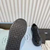 Prada Macro Re-Nylon and leather sneakers