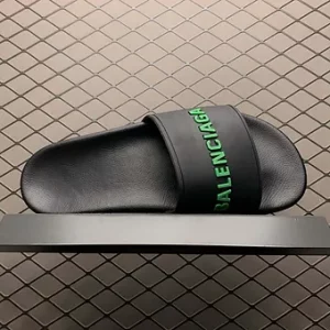 Balenciaga Flip Flops Green Gray