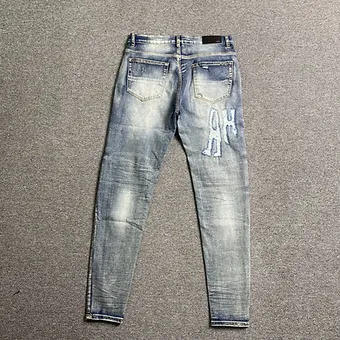 Amiri jeans standard black or blue logo