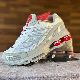 Supreme Nike Shox white