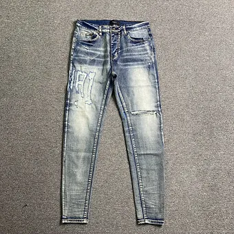 Amiri jeans standard black or blue logo