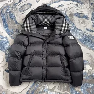 Burberry Jacket Black Gray Classic