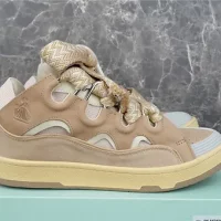 LANVIN beige sneaker curb