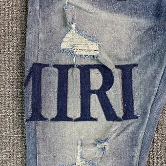 Amiri jeans blue real g