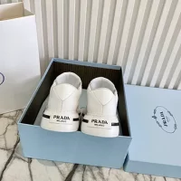 Prada Macro Re-Nylon and leather sneakers