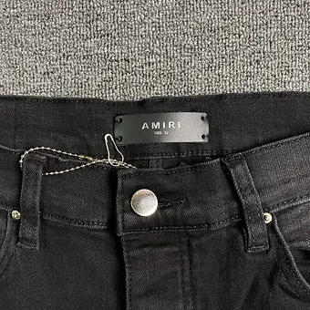 Amiri jeans standard black or blue logo