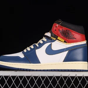 UN stitching black and blue toe