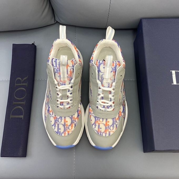 Dior B22 oblique orange purple