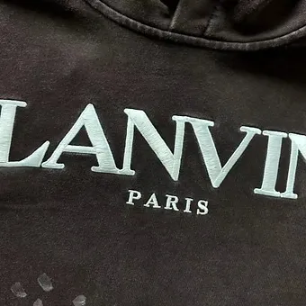 Gallery Dept x lanvin paris hoodie