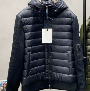 Moncler Zip Vest Navy Arm Pocket