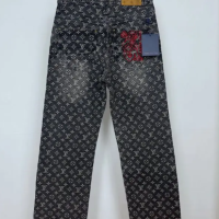 LV Jeans Monogram Washed Black