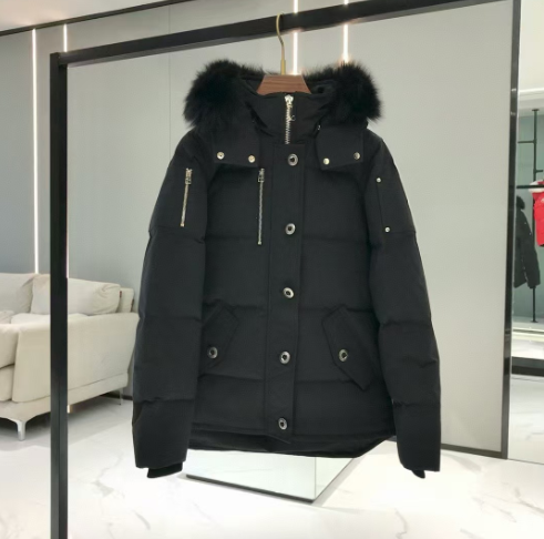Moose Knuckles Jacket Black V2 Black Fur