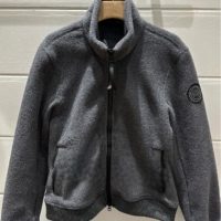 Canada Goose Fleece Jacket Black Logo