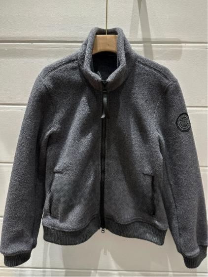 Canada Goose Fleece Jacket Black Logo