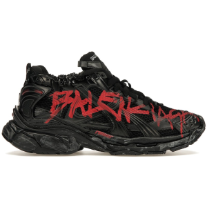 Balenciaga-Runner-Graffiti-Black-Red-Product Balenciaga Runners Graffiti Black