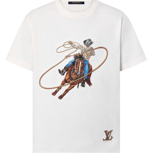 LV Graphic T-Shirt Cowboy White