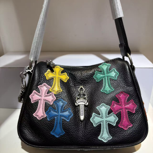 Chrome Hearts Bag Black Colour Cross