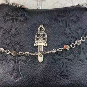Chrome Hearts Bag Black Little Cross