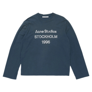 Acne Studios Longsleeve Navy White Font