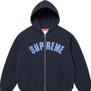 O1CN01TYF2Ag1ym140WO4pL_!!2220008526620-0-cib Supreme Zip Hoodie College Font Navy Blue