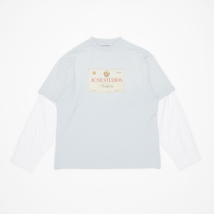 Acne Studios Longsleeve Sky Blue White Print