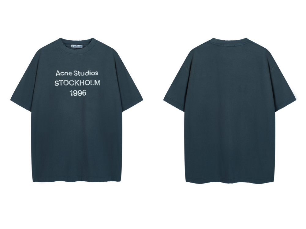 Acne Studios Tee Navy White Font
