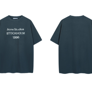 Acne Studios Tee Navy White Font