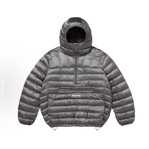 O1CN01l9O9BX1FHBh6myvhR_!!2220076710461-0-cib Supreme Half Zip Puffer Grey