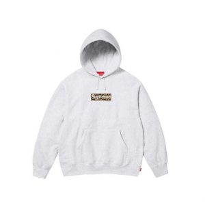 Supreme Hoodie Grey Leo Box Logo