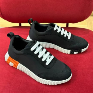 O1CN01uAQeWH2E1mt5tyHA7_!!2219797598685-0-cib Hermes Sneaker Black Orange White