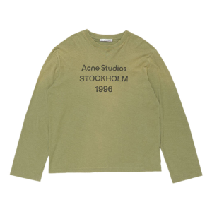Acne Studios Longsleeve Green Black Font
