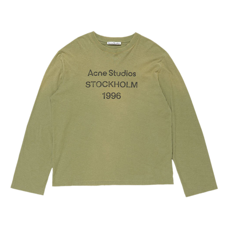 Acne Studios Longsleeve Green Black Font