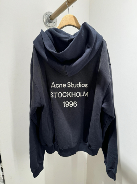 Acne Studios Hoodie Navy