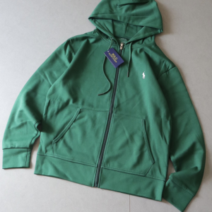 RL classic label zip hoodie Classic Green