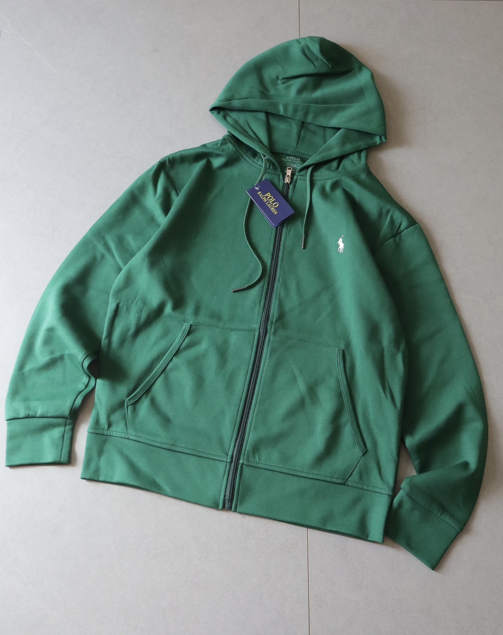 RL classic label zip hoodie Classic Green
