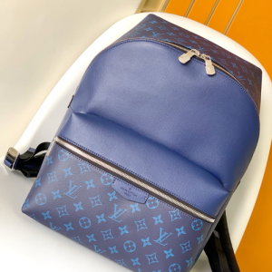 LV Backpack Bag Blue Monogram Blank Space