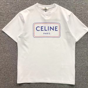 a7f11fe0 Celine T Shirt White Red Blue Frame