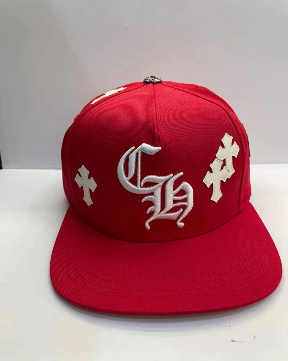O1CN01Wrvzs41TIvUw7nky3_!!2214493092360-0-cib Chrome Hearts Cap 1 red