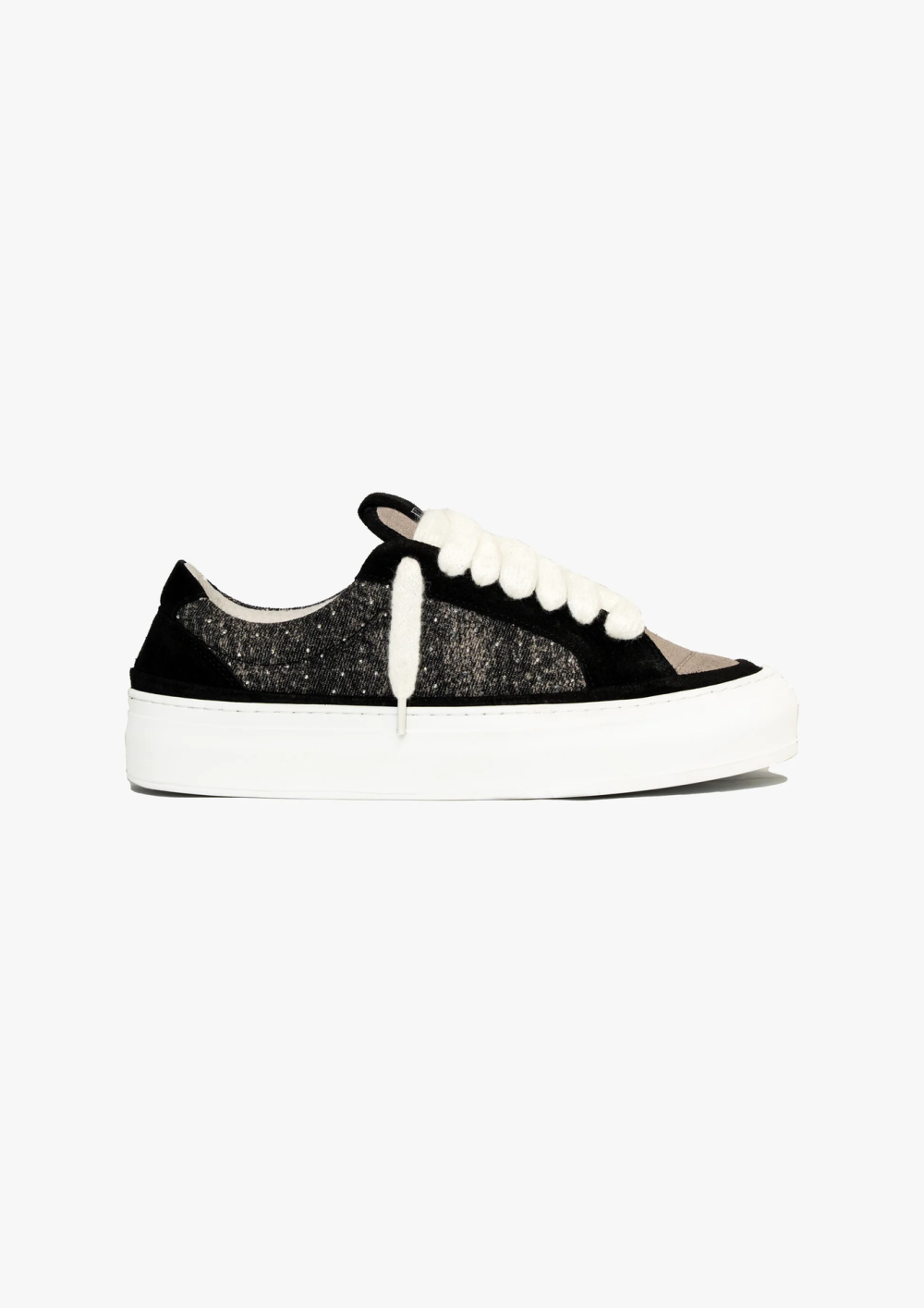 Numeris Sneaker Low Glitter Black