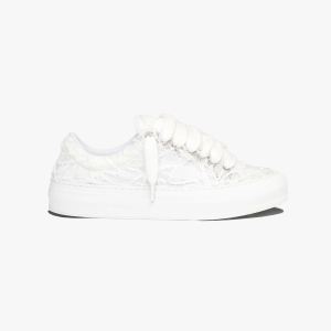 Numeris Sneaker Low All White Thick Laces